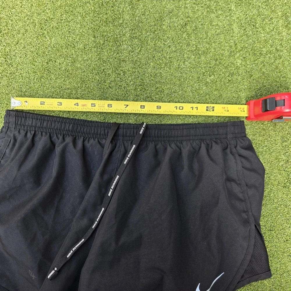 Nike Dri-Fit Modern Tempo Lined Running Shorts Black Women's Medium M